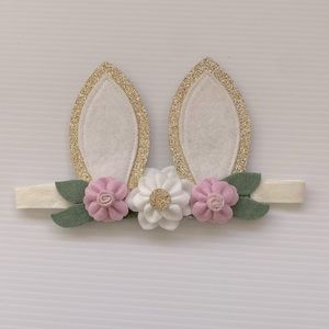🌼5 for $20🌼 Baby/infant headband Floral bunny